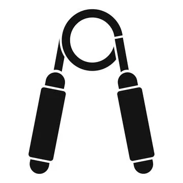 Hand exercise tool icon simple vector. Sport lifestyle Stock Illustration