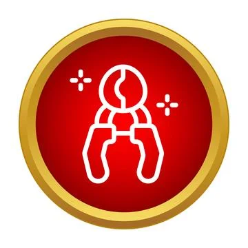 Hand expander icon representing grip strength training Ilustración de archivo