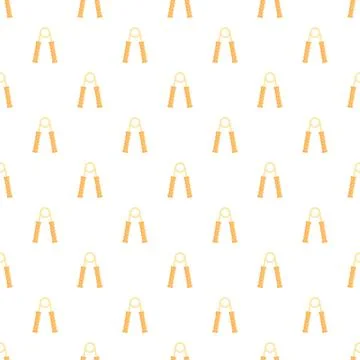 Hand expander pattern creating fitness and strength background Illustrazione stock