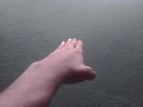 Hand faces Straight Stock Photos