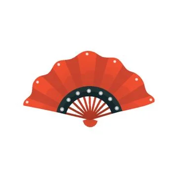 Hand Fan Stock-Illustration