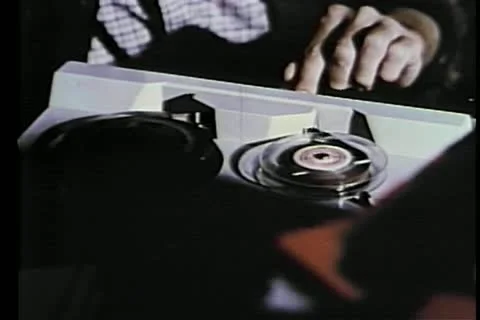 Hand fast forwarding tape Stock Footage 11349540