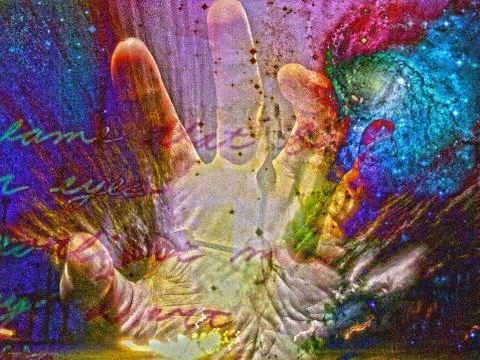 Hand fear Stock Illustration