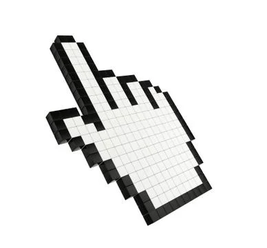 Hand finger cursor Stock Illustration