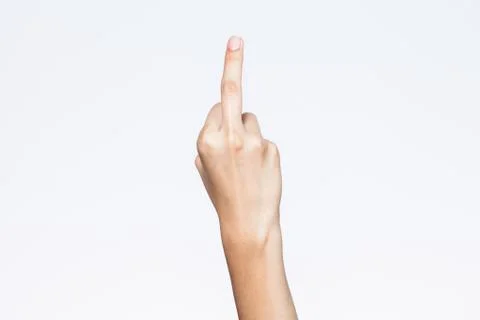 Hand with finger Stock Photos