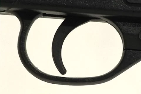 Hand - Finger pulls rifle gun trigger pull 4x3 Stock Footage 8658991