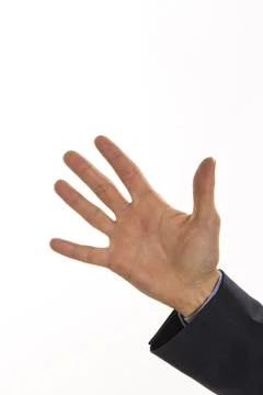 Hand for five Stock Photos