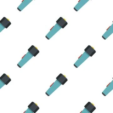Hand flashlight pattern seamless 스톡 일러스트