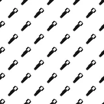 Hand flashlight pattern vector Stock Illustration