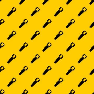 Hand flashlight pattern vector Stock Illustration