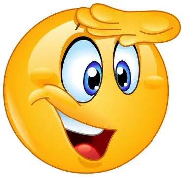 Hand on forehead emoticon Stock Illustration