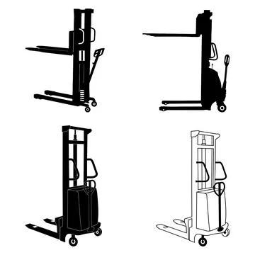 Hand forklift icon Stock Illustration