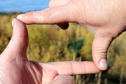 Hand-frame Stock Photos