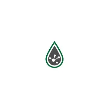 Hand frog print logo tree icon Stock Illustration