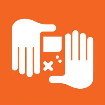 Hand Game Console Stock Illustration