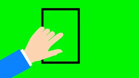 Hand gesture animation. 4k Stock Footage 111445459