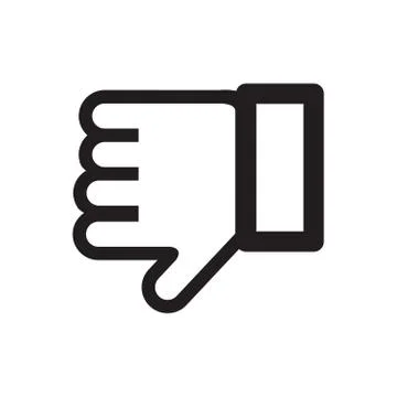 Hand gesture black icon vector Stock Illustration