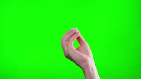 Hand gesture close up, Italian language as a form of nonverbal communication and Stock-Footage 306162263