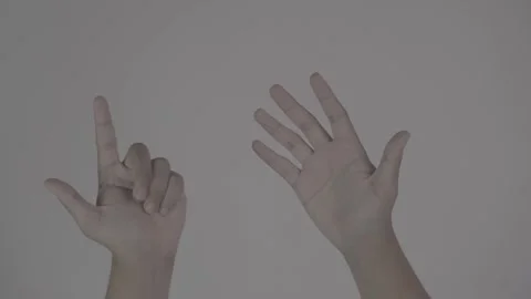 Hand Gesture, do counting Stock Footage 312853362