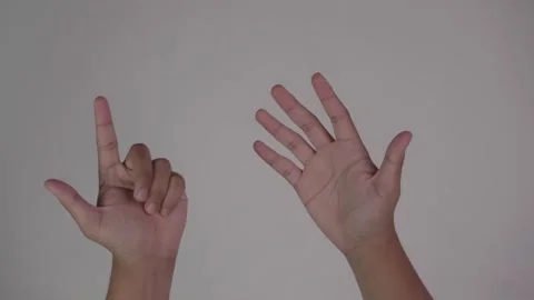 Hand Gesture, do counting Stock-Footage 312853448