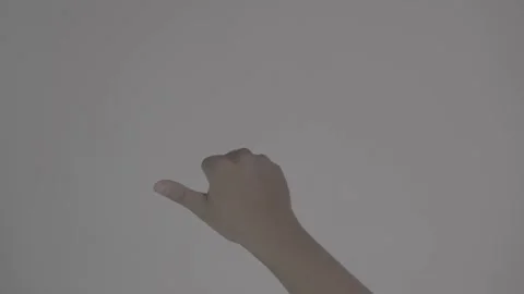 Hand Gesture, do counting Vídeos de archivo 312863789