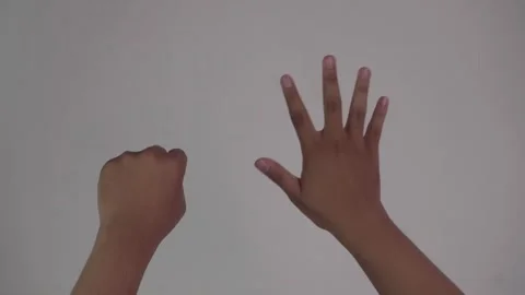 Hand Gesture, do counting Stock Footage 312864011