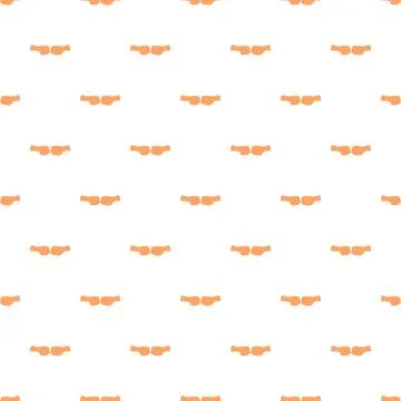 Hand gesture fist bump pattern expressing solidarity Stockillustratie