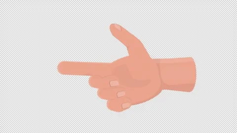 Hand Gesture, Gun Shape Stock Footage 329669520