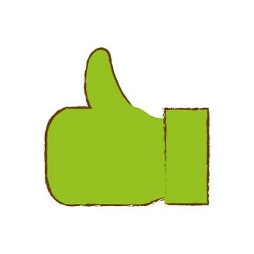 Hand gesture icon image Illustrazione stock