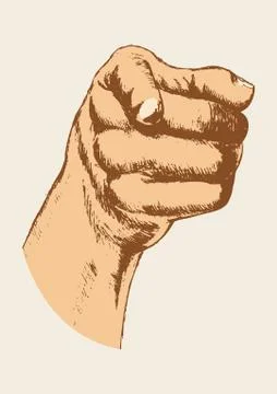 Hand Gesture Stock Illustration