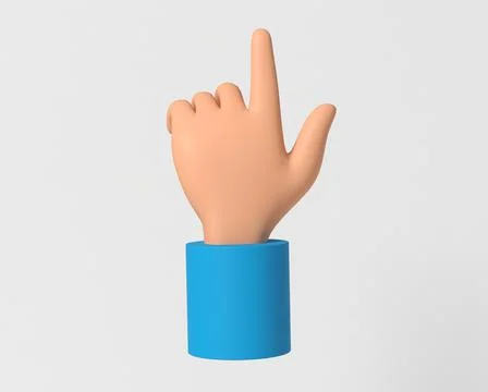 The hand gesture Stock Illustration