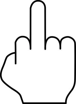 Hand gesture illustration Vector Stock Illustration