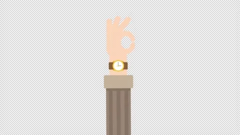 Hand Gesture: Ok Stock Footage 205061466