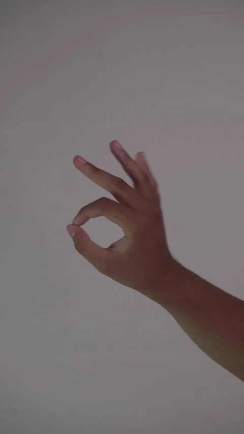 Hand Gesture, OK gesture Vídeo Stock 313250406