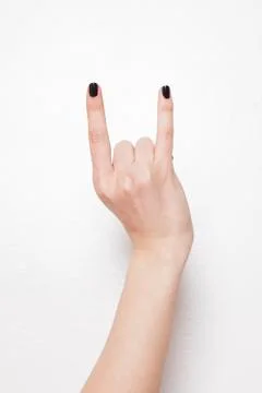 Hand gesture Stock Photos