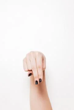 Hand gesture Stock Photos