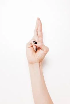 Hand gesture Stock Photos