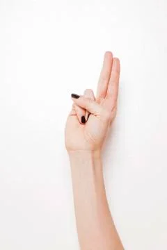 Hand gesture Stock Photos