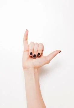 Hand gesture Foto stock