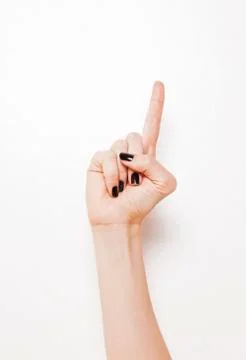 Hand gesture Stock Photos