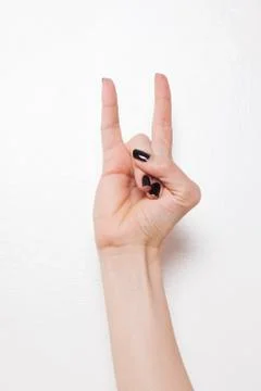 Hand gesture Stock Photos