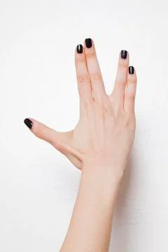 Hand gesture Stock Photos