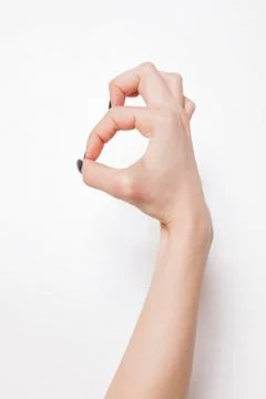 Hand gesture Foto stock