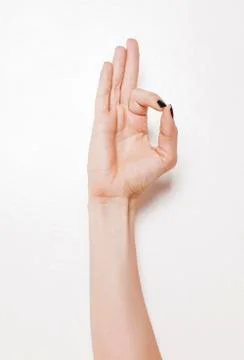 Hand gesture Stock Photos