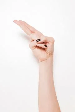Hand gesture Stock Photos
