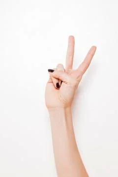 Hand gesture Stock Photos