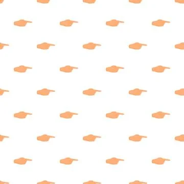Hand gesture pointing direction seamless pattern background Stock Illustration
