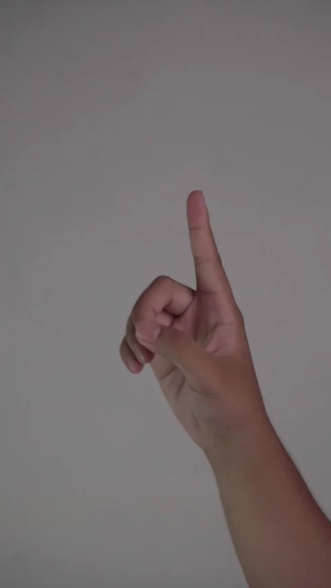 Hand Gesture, Pointing finggers Stock Footage 313249301