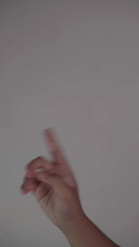 Hand Gesture, refusal gesture Stock Footage 313250436
