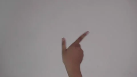 Hand Gesture, shooting gesture Stock Footage 313249269